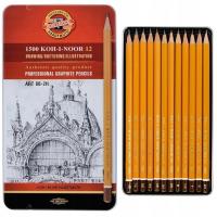 KOH-I-NOOR набор карандашей для рисования карандаш 8B-2H 12 шт для художников