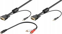 Kabel D-Sub (VGA) Goobay SVGA Audio Cable - 3m 3 m