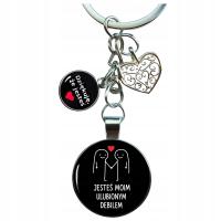 BRELOK JESTEŚ MOIM ULUBIONYM D*BILEM dla przyjaciółki męża chłopaka żony