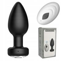 ВИБРАЦИОННЫЙ АНАЛЬНАЯ ПРОБКА ВИБРАТОР С ПУЛЬТОМ ДИСТАНЦИОННОГО УПРАВЛЕНИЯ 10 РЕЖИМОВ ВИБРАЦИИ