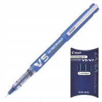 Шариковая ручка для картриджей 0,5 мм PILOT V5 Cartridge синие картриджи 1 3