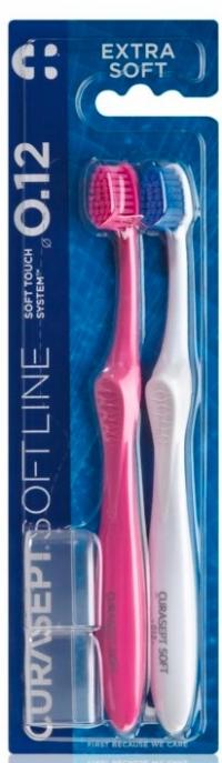 CURASEPT зубная щетка Extra Soft 012 2 шт