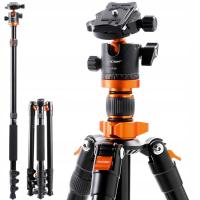 STATYW MONOPOD FOTOGRAFICZNY K&F 175CM GŁOWICA K254A3 SA254M2 KF09.089 V1