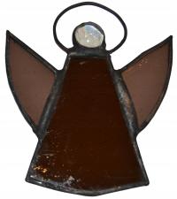 Anioł aniołek szkło witrażowe zawieszka dekoracja prezent