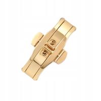 ZAPIĘCIE MOTYLKOWE 6*21 ZŁOTA.KLAMRA BRANSOLETY