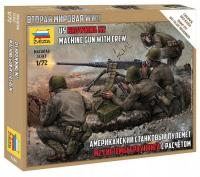 1:72 US Machine Gun Browning w/Crew