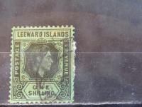 Leeward Isl. kolonia brytyjska stary znaczek (6/8
