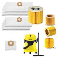 Набор мешков XXL для пылесоса Karcher WD3 / синтетический воздушный фильтр