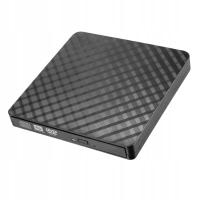 External DVD Drive, USB 3.0 USB C Portable Black