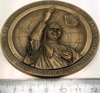 Medal 1988 Jan Paweł II 10 lat pontyfikatu PTAiN Szczecin BRĄZ
