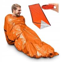 2 х тепловой спальный мешок выживания спасательное одеяло