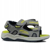 Lotto sandałki dziecięce tworzywo sztuczne szary