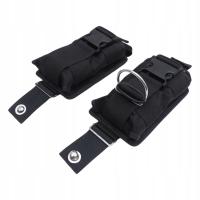 Wytrzymałe techniczne kieszenie na ciężarki do nurkowania z akwalungiem z pierścieniami D Boczne mocowanie BCD