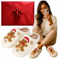 Kapcie świąteczne rozmiar 39 Na Święta damskie w Pierniki Piernikiem