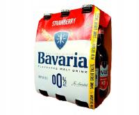 Piwo bezalkoholowe Bavaria smak Truskawka zestaw 6 x 330 ml