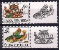 Czechy 1998 Mi zf 187-188 Czyste **