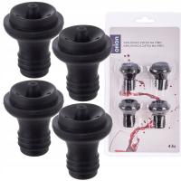 4x Zatyczka DO WINA butelki alkoholu próżniowa korek odsysania powietrza