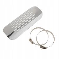 Fajna przebita owalna rurka wydechowa Osłona osłony termicznej Osłona dla Harley