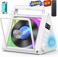 CD-ПЛЕЕР BLUETOOTH ПОРТАТИВНЫЙ FM - РАДИО DISCMAN MP3 КОЛОНКИ RGB 6-ЦВЕТ