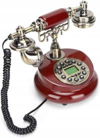 Retro Telefon Stacjonarny, Przewodowy Stary Modny