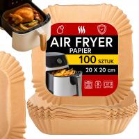 WKŁAD AIR FRYER PAPIER DO PIECZENIA FRYTKOWNICY BEZTŁUSZCZOWEJ FORMA 100X