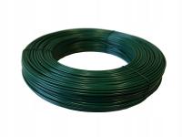 Зеленый цвет провода 2.4 мм/3.5 мм ПВК гальванизируя для крена 50м сетки сетки