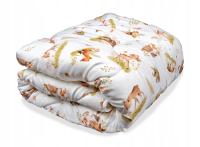 Одеяло животные лес 90x120 антиаллергенный супер пушистый из польский