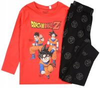 PIŻAMA CHŁOPIĘCA PIŻAMKA bawełna długi rękaw DRAGON BALL czerwona 116 D010Z