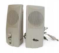 Głośniki Komputerowe Stereo Głośniczki RETRO PC 2.0 z wyjściem JACK 3,5mm