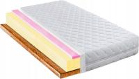 Materac 90x160 z kokosem hr antybakteryjny 10cm usztywniający kokosowy H3
