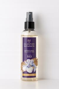 Rozświetlająca mgiełka do ciała Glantier 553 z brokatem - 100 ml