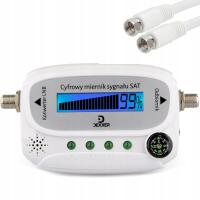 Цифровой ЖК-спутниковый сигнал локатор антенный кабель