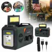 RADIO AWARYJNE SOLARNE FM/AM Z POWERBANK 20000MAH I KORBKĄ LATARKA