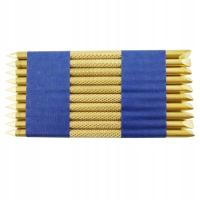 Klawiki mosiężne moletowane, piny - komplet 10 sztuk