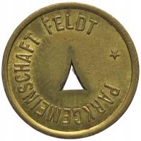 27007. Parkgemeinschaft Feldt - token/żeton (4,23g, 22mm)