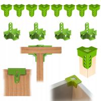 ZESTAW 12 UCHWYTÓW STOLARSKICH 18 MM TRZECIA RĘKA MOCOWANIE NA ŚRUBY