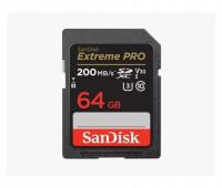 Karta SanDisk ExtremePro 64GB 200MB/s V30 UHS-I U3