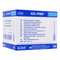 Иглы для инъекций KDM KD-Fine 0,6 x 30 мм (23 г) 100 шт.