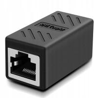Złączka przedłużka beczka sieciowa łącznik adapter Ethernet RJ45 KLANET