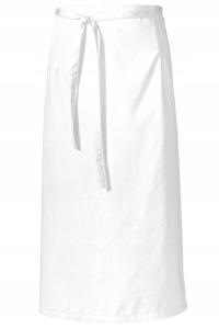 ZAPASKA FARTUCH KELNERSKI GASTRONOMICZNY RESTAURACYJNY BIAŁA 95 CM