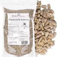 SŁONECZNIK ŁUSKANY 1kg Naturalny ZIARNO Świeży | KUCHNIA ZDROWIA