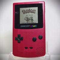 Oryginalny Game Boy Color w kolorze czerwonym RED stan kolekcjonerski
