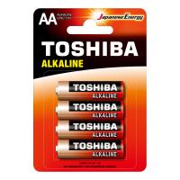 Baterie Alkaliczne TOSHIBA PALUSZKI LR6 AA 4szt