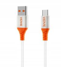VIDVIE Kabel Przewód Fast Charge Szybkie Ładowanie 5A USB / TYPE C -1M