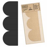 Трафарет для рисования Bordiura многоразовый 21x45cm Border оборка полукруг декор