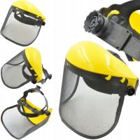 Maska ochronna ze stalową siatką przyłbica osłona do koszenia maska do kosy