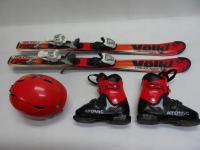 Narty VOLKL RACETIGER 100 cm buty kask KOMPLET