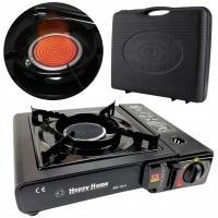 ГАЗОВАЯ КЕРАМИЧЕСКАЯ ПЛИТА ДЛЯ КАРТУШЕЙ, БАЛЛОНЫ, РЕГУЛИРОВКА ОГНЯ 2В1 С ЧЕХЛОМ ДЛЯ ПЕРЕНОСКИ