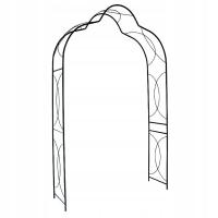 oparcie na rośliny pnące 245x150x45cm metal.