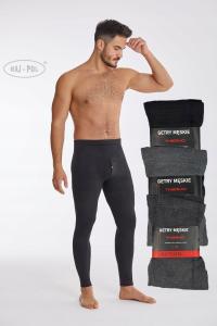 KALESONY męskie GETRY bawełniane CZARNE XXL/XXXL 2XL/3XL